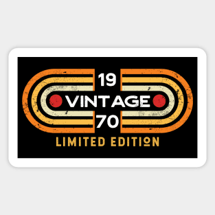 Vintage 1970 | Retro Video Game Style Sticker